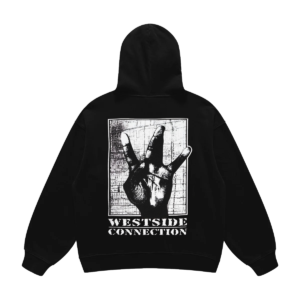 WEST CONNECTION HOODIE  -  BLACK