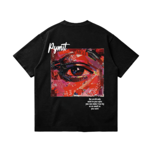 PYMIT-NEW WORLD T-SHIRT - BLACK