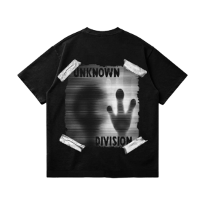 UNKNOWN DIVISION T-SHIRT  -  BLACK